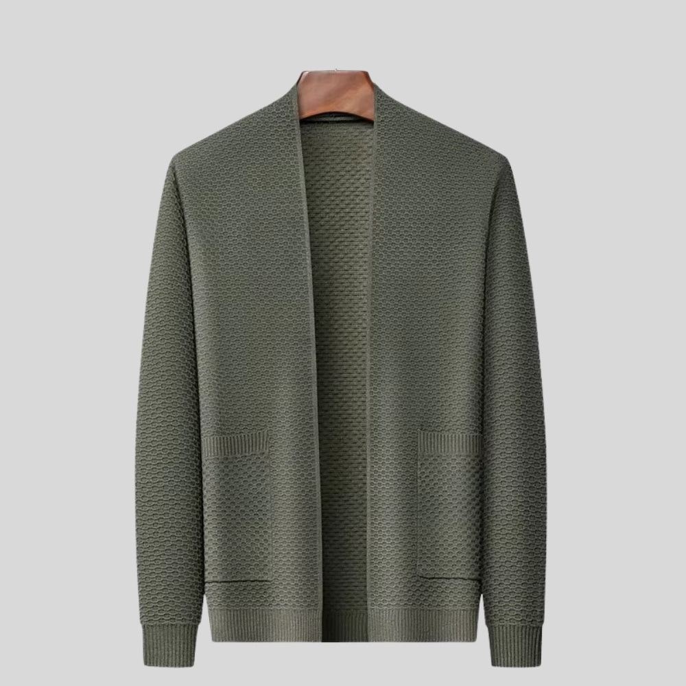 Drapoura™ Men's Knit Cardigan