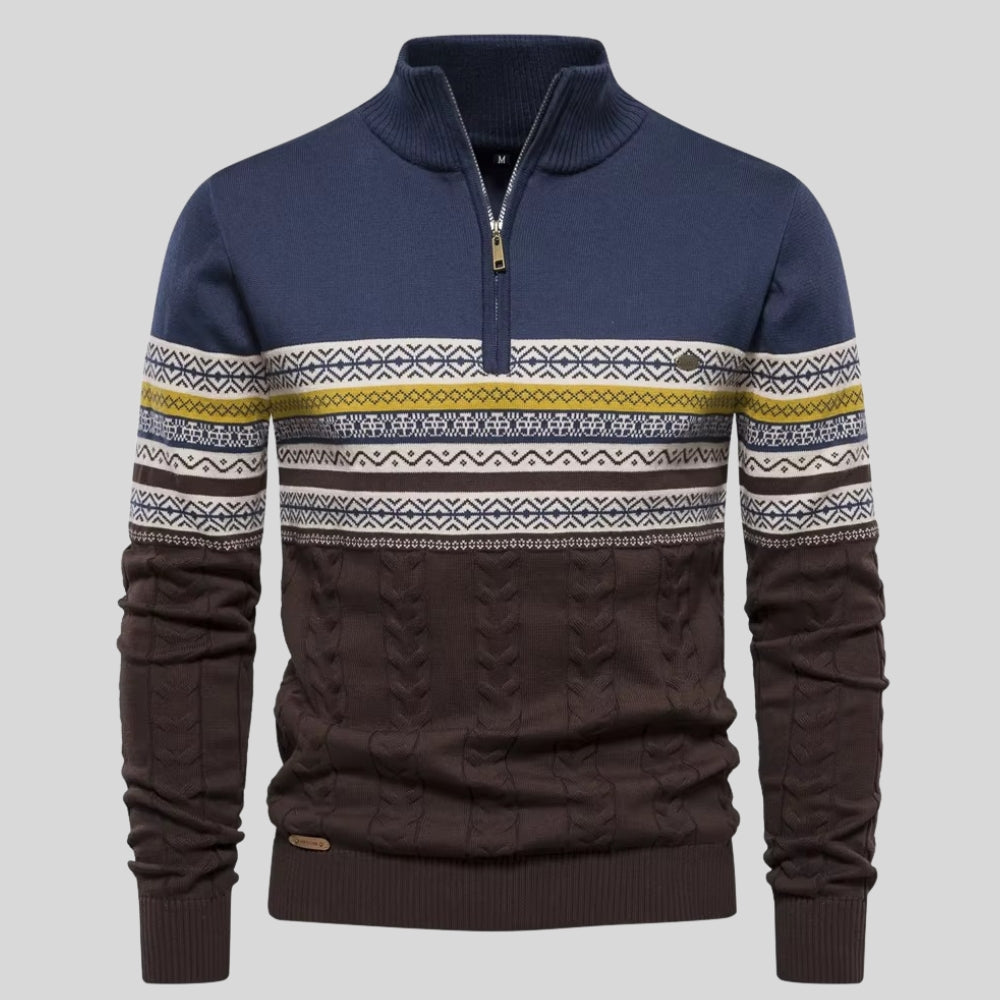 Arden Ethnic Zip Sweater