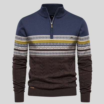 Arden Ethnic Zip Sweater