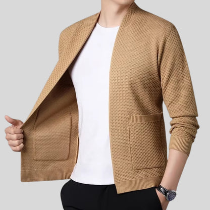 Drapoura™ Men's Knit Cardigan