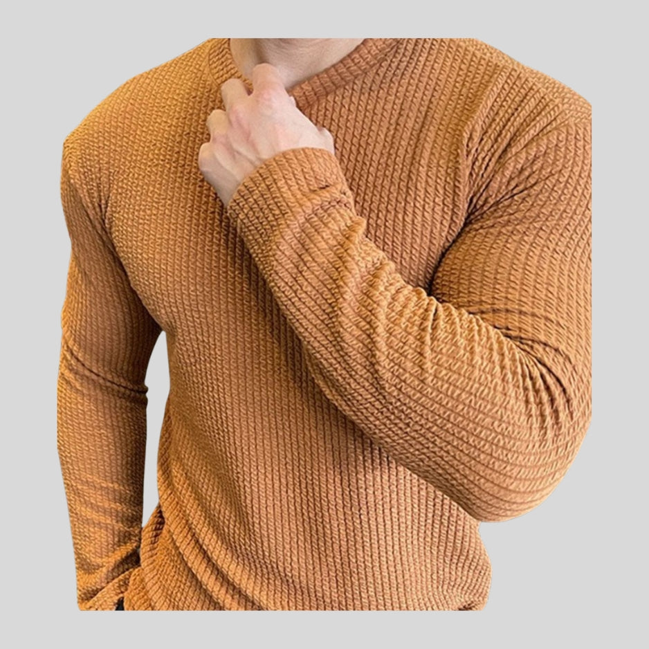 Drapoura™ Men's Plus Size Long Sleeve T-Shirt