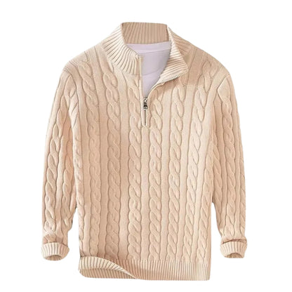 Harrison Ridge Wool Blend Zipper Sweater