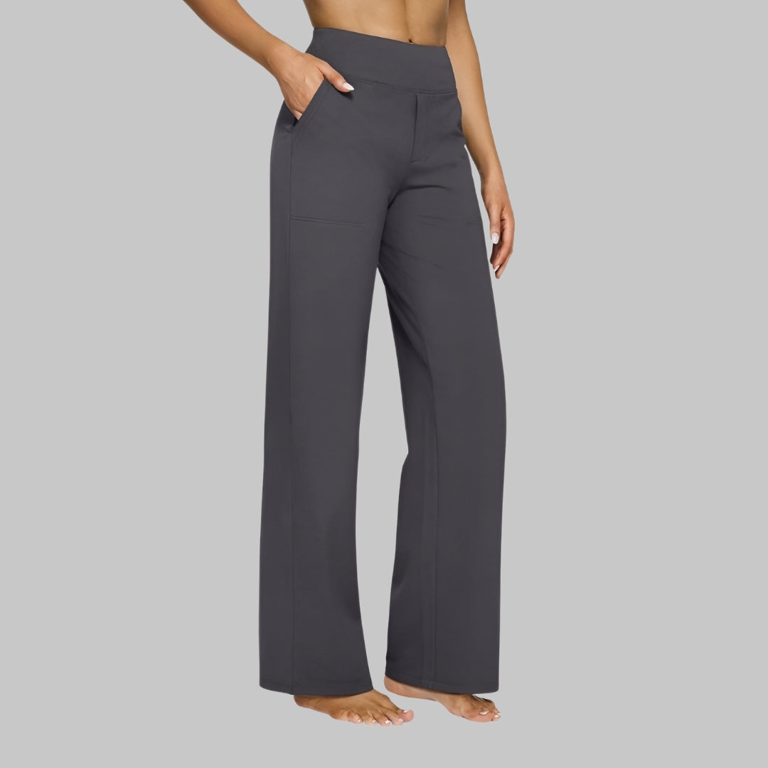 Evelyn™ | Stretch Pants with Side Pockets