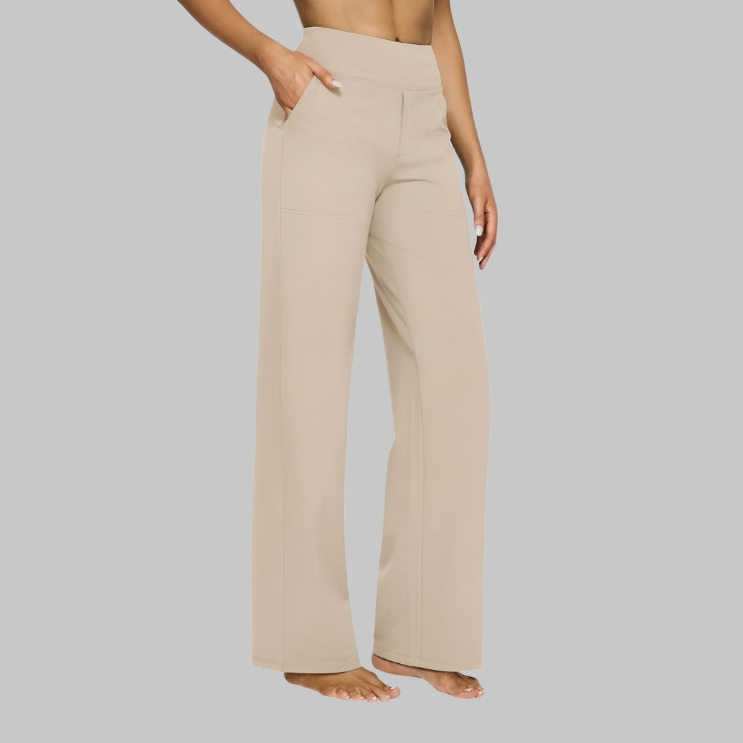 Evelyn™ | Stretch Pants with Side Pockets