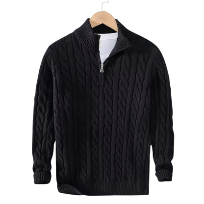 Harrison Ridge Wool Blend Zipper Sweater