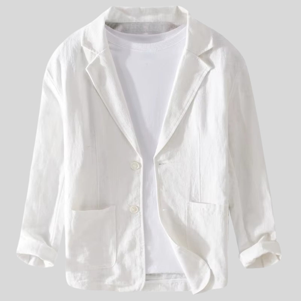 Noah Striped Linen Jacket