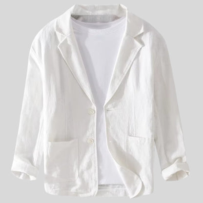 Noah Striped Linen Jacket