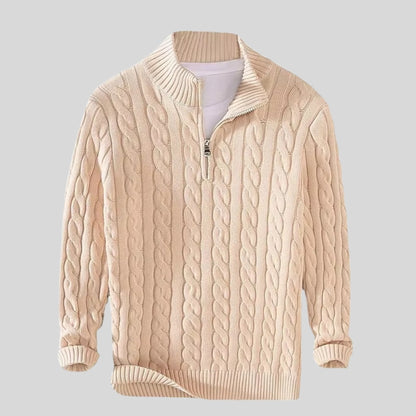 Harrison Ridge Wool Blend Zipper Sweater