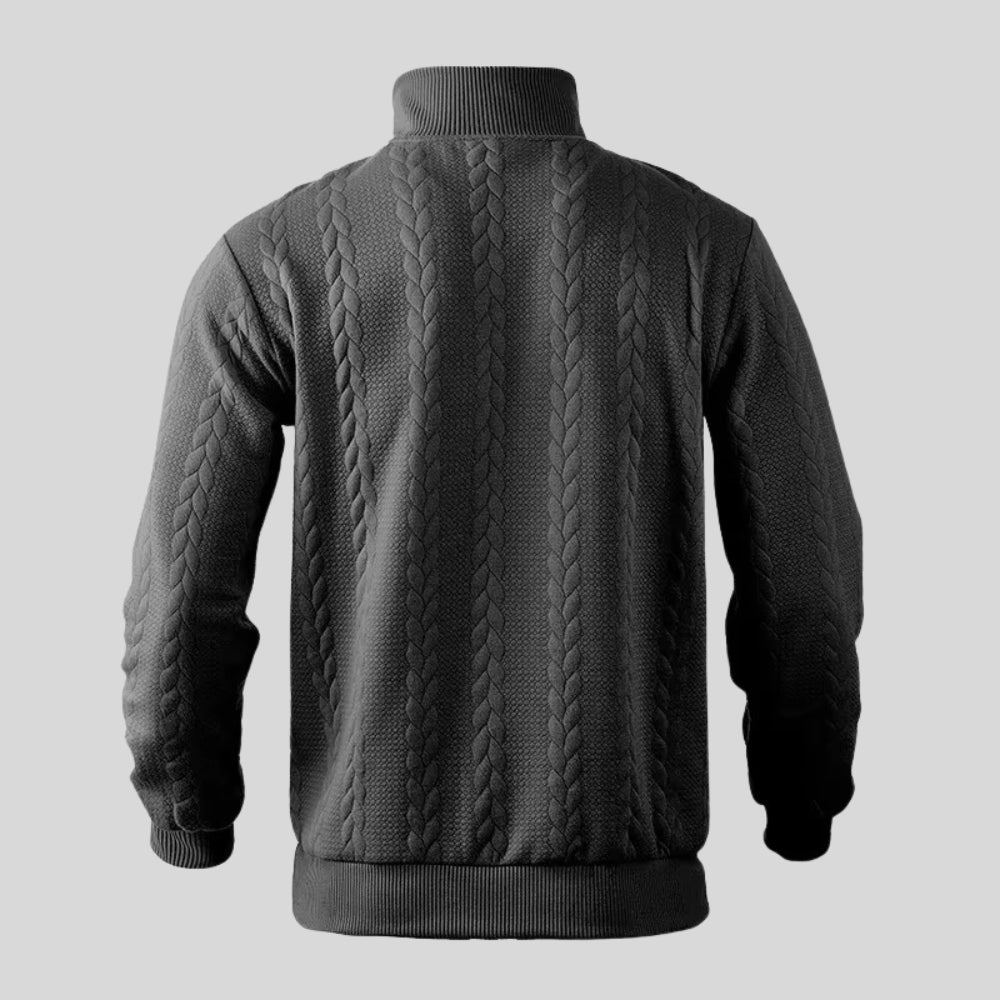 Grayson | Elevated Knit Zip Sweatshirt