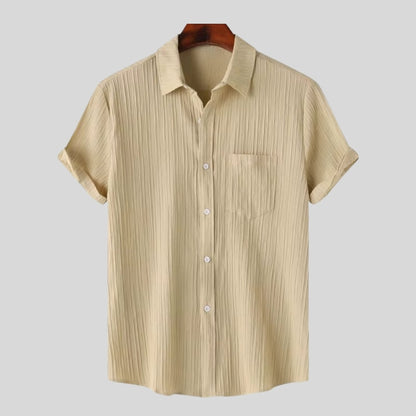 Drapoura™ Men's Cotton Linen Summer Shirt